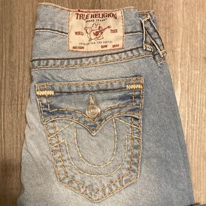 True Religion flare twist jeans